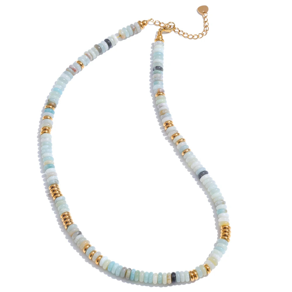 Colorful Natural Stone Beads Handmade Necklaces