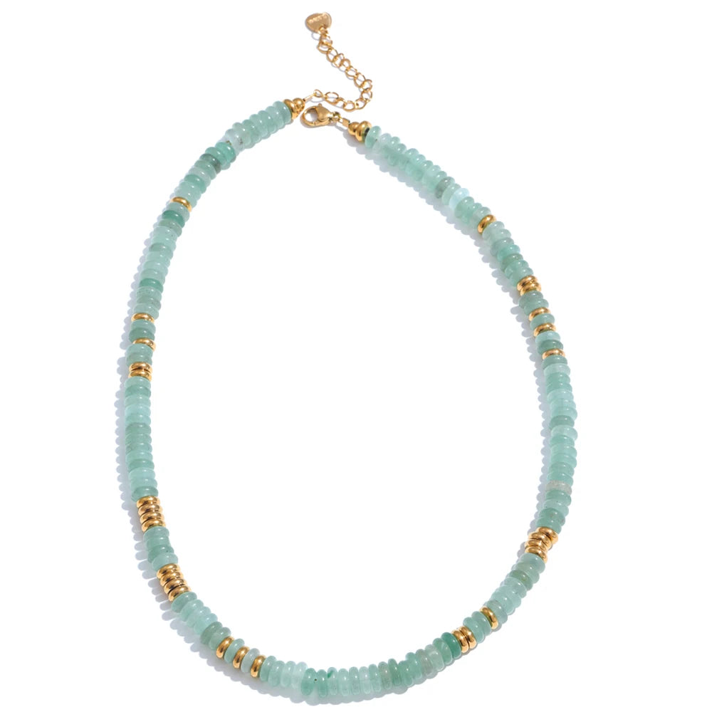 Colorful Natural Stone Beads Handmade Necklaces