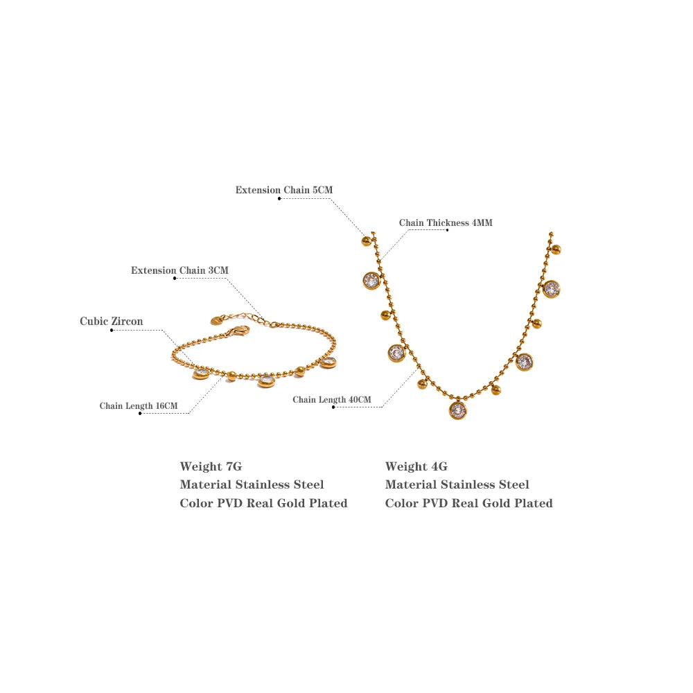 Tracy Necklace & bracelet