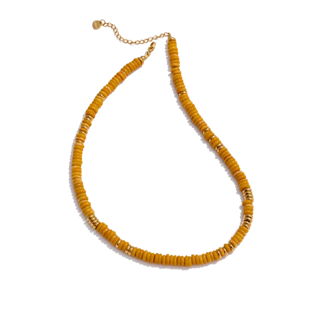 Colorful Natural Stone Beads Handmade Necklaces