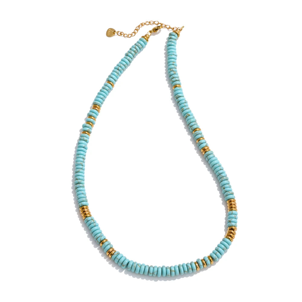 Colorful Natural Stone Beads Handmade Necklaces