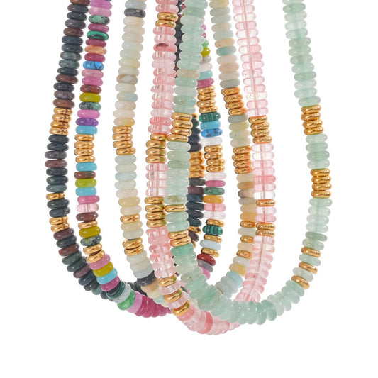 Colorful Natural Stone Beads Handmade Necklaces